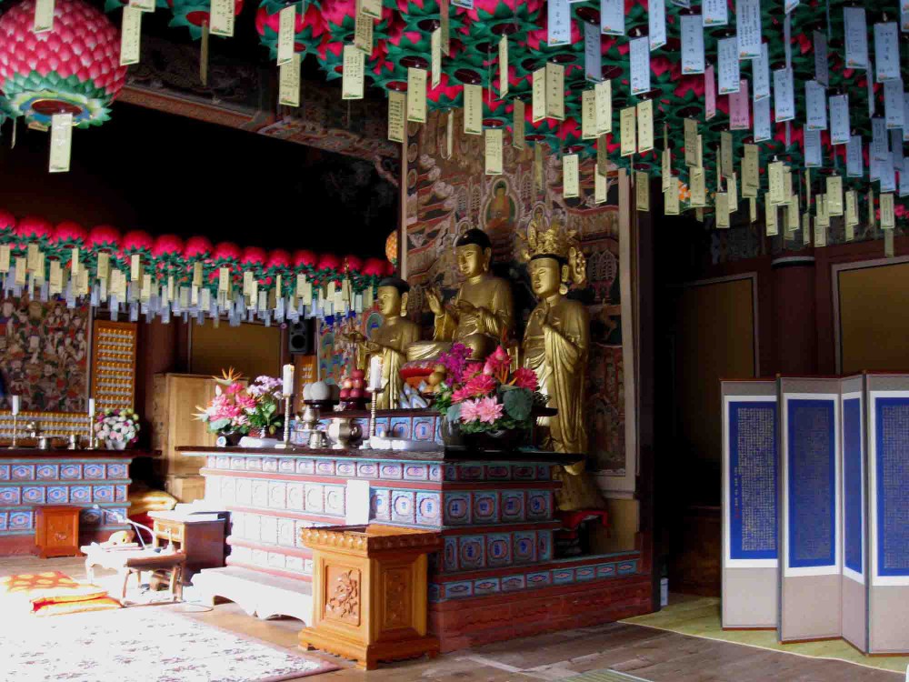 20131108-5.3d1 '대웅보전' 법당 - 아미타불 좌우에 지장보살과 관세음보살 @개심사.jpg